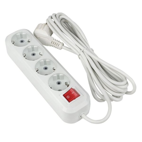 Удлинитель "Эксперт" 4 гнезда 2 метра 16А/3,5кВт с выключателем и заземлением ПВС 3х1 PROxima | код UBA16-310-4-02i | EKF фото 2