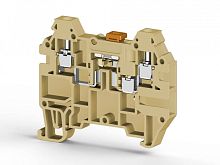 324 940, Клеммник 3-х выводной с размыкателем, 2,5 мм.кв., (бежевый), AVK 2,5 EA | код 0.0.0.3.24940 | KLEMSAN
