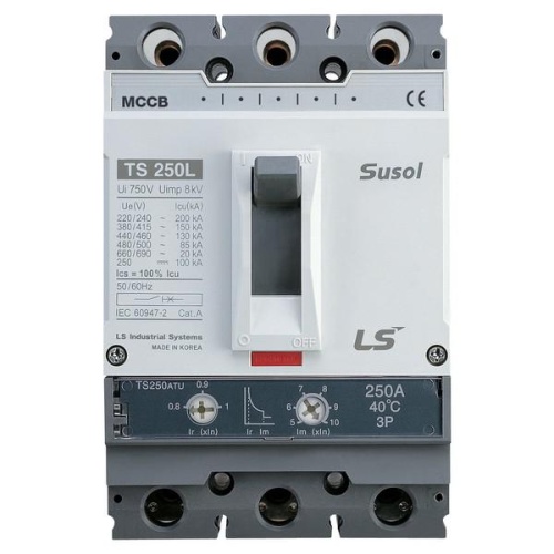Автоматический выключатель TS250N (50kA) FMU 250A 3P3T | код 105021000 | LSIS
