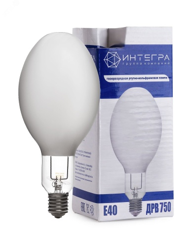 Лампа ДРВ 750 Вт Е40 (6) | код 35919 | ИНТЕГРА
