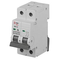 Выключатель автоматический 2п C 4А 4.5кА ВА47-63 PRO ЭРА Б0059416