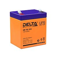 Аккумулятор UPS 12В 5.8А.ч | код HR 12-5.8 | Delta