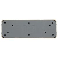 Розетка Intro Quadro 2-208-11 с заземлением четырехместная 4х2P+E, 16А-250В, IP20, ОУ, сосна | код Б0053844 | ЭРА