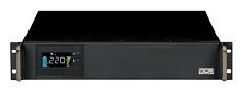 Источник бесперебойного питания Powercom King Pro RM KIN-3000AP LCD 2400Вт 3000ВА черный | код 1152615 | POWERCOM