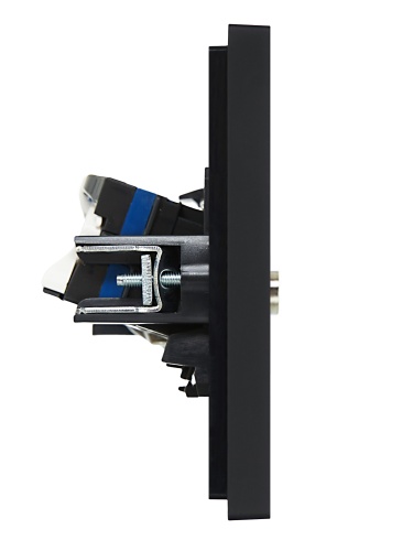 FORTE&PIANO Роз. двойная TV+RJ45 кат.6 FP137 чер. IEK | код FP-AK20-2-K02 | IEK фото 3