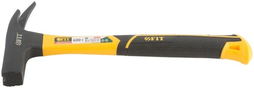 Молоток кровельщика, фиберглассовая усиленная ручка, Профи 600 гр. | код 44518 | FIT фото 5 Молоток кровельщика, фиберглассовая усиленная ручка, Профи 600 гр. | код 44518 | FIT фото 5