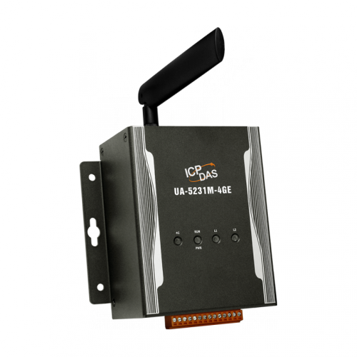 UA-5231M-4GE CR IIoT Communication Server (Metal), Support 4G Wireless Communication (RoHS) Frequency Band for EMEA, Korea, Thailand, India and Taiwan | код 00-06123608 | ICP DAS