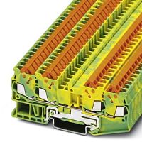 Клемма защитного провода QTC 1,5-QUATTRO-PE | код 3205093 | PHOENIX CONTACT