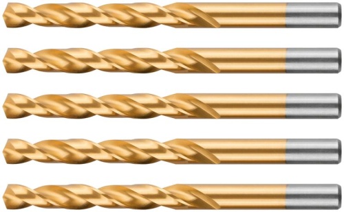 Сверло по металлу Cutop Profi с титановым покрытием, 9.5х125 мм (5 шт) | код 52-456 | FIT фото 5