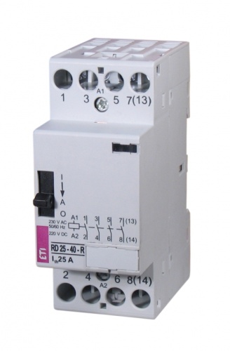Контактор RD-R 25-04 230V AC/DC (ручн.управл.) | код 002464066 | ETI