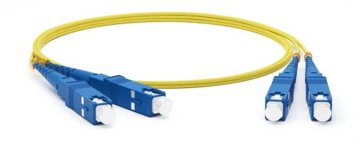 Патч-корд волоконно-оптический (шнур) SM 9/125 (OS2) SC/UPC-SC/UPC 2.0мм simplex LSZH (2м) | код 240056 | Hyperline