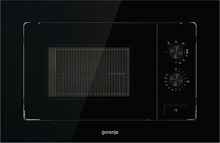 Микроволновая печь Gorenje BM201EG1BG 20л. 800Вт черный (встраиваемая) | код 2024628 | GORENJE