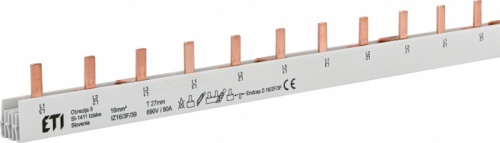 Шина питания IZS 16/3F/39 (16мм2, 3P, 1.05м, Pin, 39mod.) | код 002921254 | ETI