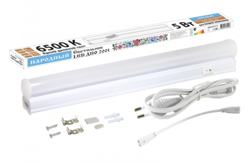Светильник LED ДПО 2001 5 Вт, 6500К, IP40, Народный | код SQ0329-0112 | TDM НАРОДНЫЙ