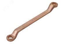 Ключ накидной двусторонний 19х22 омедненный | код 290417 | Sitomo