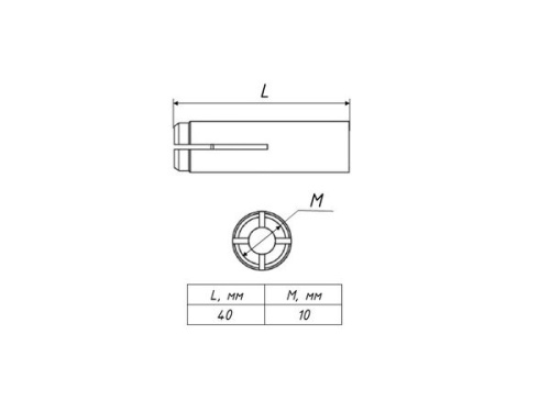 Анкер стальной забивной М10 | код aszm10 | EKF фото 3 Анкер стальной забивной М10 | код aszm10 | EKF фото 3