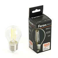 Лампа светодиодная LED 6вт Е27 белый шар FILAMENT Feron.PRO | код 51251 | Feron