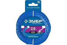 Леска для триммера ВИТОЙ КВАДРАТ 3.0 мм 15 м Профессионал | код 71030-3,0 | ЗУБР
