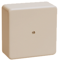 Коробка клеммная 75х75х20 слоновая кость IP20 КМ41212-02 | код UKO10-075-075-020-K32 | IEK