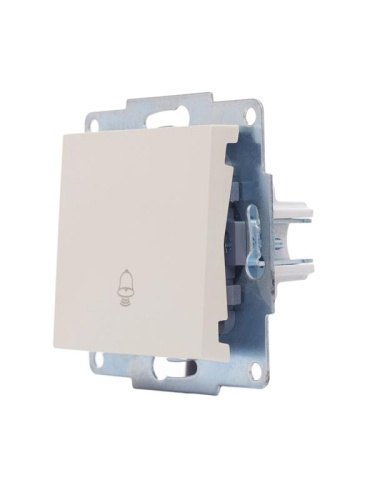 Механизм кнопки звонка СП VESNA жемчуж./бел. перламутр LEZARD 742-3088-103 фото 2