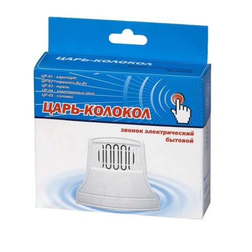 Звонок проводной Царь-колокол трель 220В 80-90дБА бел. Тритон ЦР-03 фото 2
