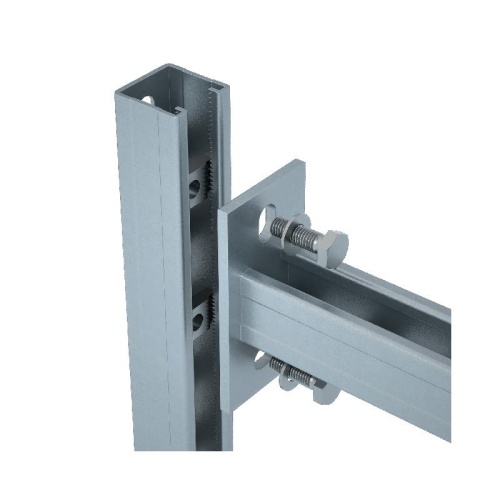 Консоль-Страт одиночная усилен. 41х41 KSSU41-150 HD осн.50-100 L150 2.5мм сталь гор. оцинк. КМ LO2613