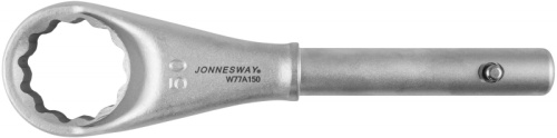 W77A150 Ключ накидной усиленный, 50 мм, d24.5/290 мм | код W77A150 | JONNESWAY
