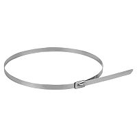 Хомут AISI 304 из нержавеющей стали, 7,9x360 (10 шт,) FlexLock PROxima | код plc-fl-tss-304-7.9x360-r | EKF