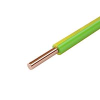 Провод ПуВнг(А) -LS 1х1.0 ГОСТ (бухта 800м) желто-зеленый | код SQ0124-0267 | РЭМЗ ТМ