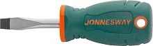 D77S638 Отвертка стержневая шлицевая ANTI-SLIP GRIP, SL6.5х38 мм | код D77S638 | JONNESWAY