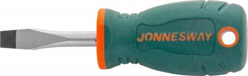 D77S638 Отвертка стержневая шлицевая ANTI-SLIP GRIP, SL6.5х38 мм | код D77S638 | JONNESWAY