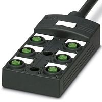 Коробка датчика и исполнительного элемента SACB-6/ 6-L-10,0PUR SCO P | код 1452644 | PHOENIX CONTACT