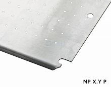 Панель монтажная микроперфорированная для компактных шкафов | код MP 120.100 PE | ПРОВЕНТО