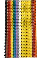 KCG 1 Маркировка кабеля (0,5…1,5 мм.кв.) A (желтый) (9866) | код 1150027 | ONKA