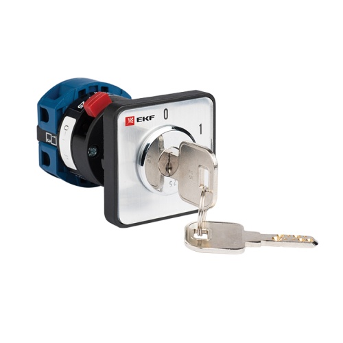 Переключатель кулачковый ПК-1-113 10А 3P «0-1» с ключом PROxima | код pk-1-113-10 | EKF Переключатель кулачковый ПК-1-113 10А 3P «0-1» с ключом PROxima | код pk-1-113-10 | EKF