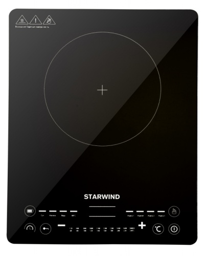 Плита Индукционная Starwind STI-1001 черный стеклокерамика (настольная) | код 1422217 | STARWIND