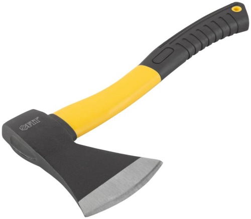 Топор кованая усиленная сталь, усиленная фиберглассовая ручка 800 гр | код 46208 | FIT фото 2 Топор кованая усиленная сталь, усиленная фиберглассовая ручка 800 гр | код 46208 | FIT фото 2