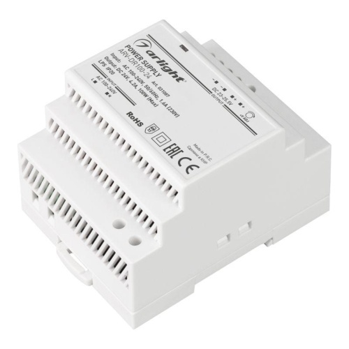 Блок питания ARV-DR100-24 24В 4.2А 100Вт IP20 DIN-рейка | код. 31087 | Arlight