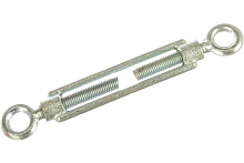 Талреп DIN 1480 М16 кольцо-кольцо оцинкованный | код DIN1480-М16-RR | Крепдил