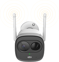 Видеокамера IP Bullet Lite 2MP 3.6-3.6мм цветная IPC-G26EP-0360B-imou корпус бел. | код 1380711 | IMOU