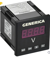 Вольтметр цифр. щит. 1-ф. DO RS-485 72х72 LED GENERICA | код IDV11-5-1-3-LED-G | GENERICA by IEK