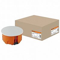 Распаячная коробка СП D80х40мм² крышка, пл. лапки, IP20 | код. SQ1403-1025 | TDM