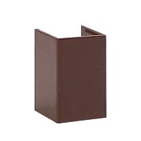 Соединитель (25х25) (4 шт) темное дерево-Plast | код cond-25-25x4 | EKF