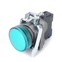 Лампа светосигнальная d22мм 230-240В AC зел. в сборе | код. SB4BVM3 | Systeme Electric