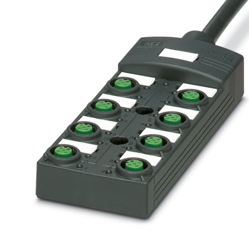 Коробка датчика и исполнительного элемента SACB-8/ 8-L-15,0PUR SCO P | код 1118567 | PHOENIX CONTACT
