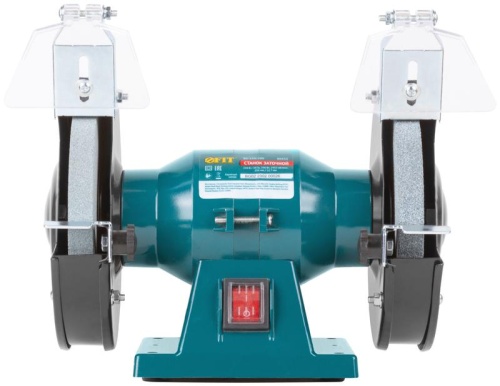 Станок заточной 200Вт 2950об/мин; круги 150/12.7мм; 16мм FIT 80435 фото 2