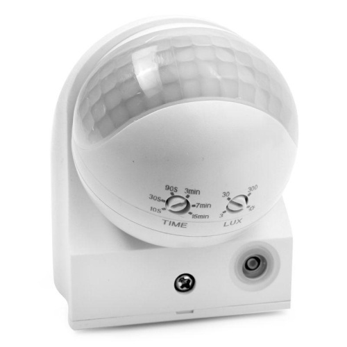 Сенсор включения освещения 180град. LX-454/Wl настенный бел. Camelion 10979 фото 4