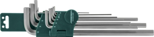 H03SM109S Комплект угловых шестиграников EXTRA LONG 1,5-10мм, 9 предметов S2 материал | код H03SM109S | JONNESWAY