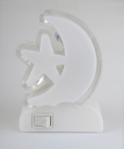 Светильник светодиодный NL-248 220В ночник с выкл. бел. Camelion 14355 фото 6