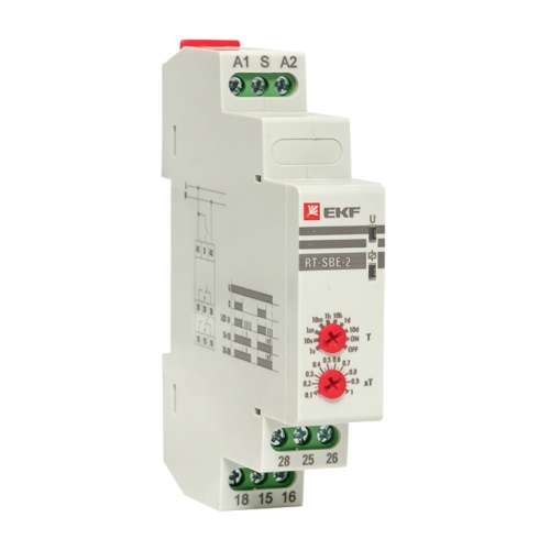 Реле времени (задержка выключ, после пропад, сигн,) RT-SBE-2 PROxima | код rt-sbe-2 | EKF Реле времени (задержка выключ, после пропад, сигн,) RT-SBE-2 PROxima | код rt-sbe-2 | EKF